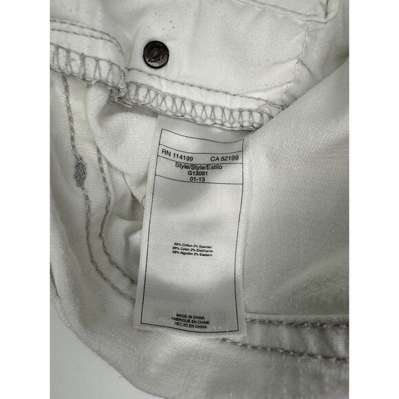Quicksilver QSD Vintage Women’s White Denim Stretch Jeans Pockets Size 7/28 - Picture 10 of 13